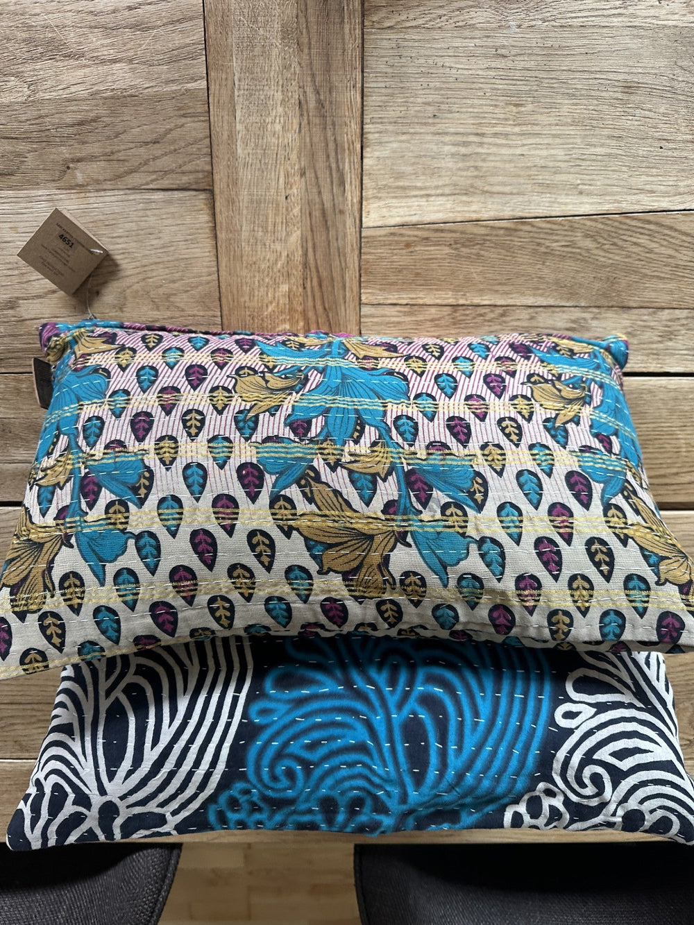 Kantha Duo 18 – 2 Sari pudebetræk 30×50 – Quote Copenhagen