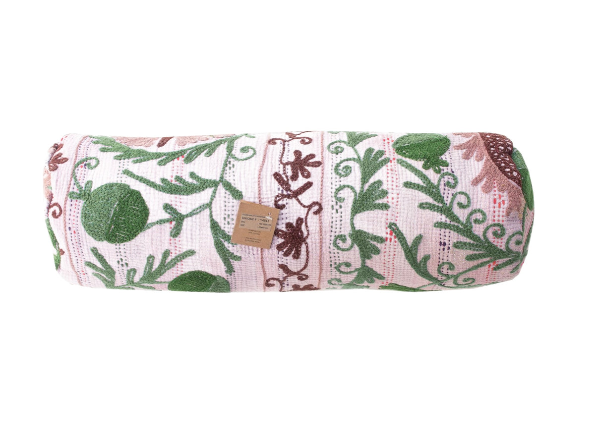 Suzani Bolster Cover Ø20x60