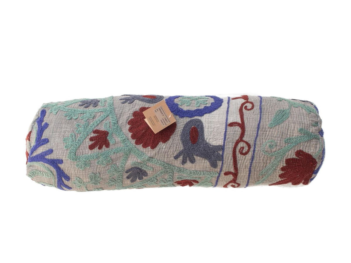 Suzani Bolster Cover Ø20x60