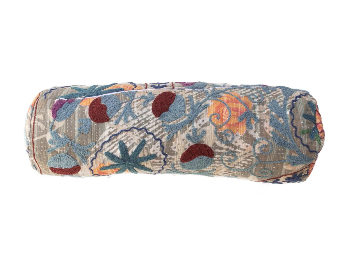 Suzani Bolster Cover Ø20x60