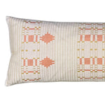 Handwoven cushion Peach Lotus 40x100