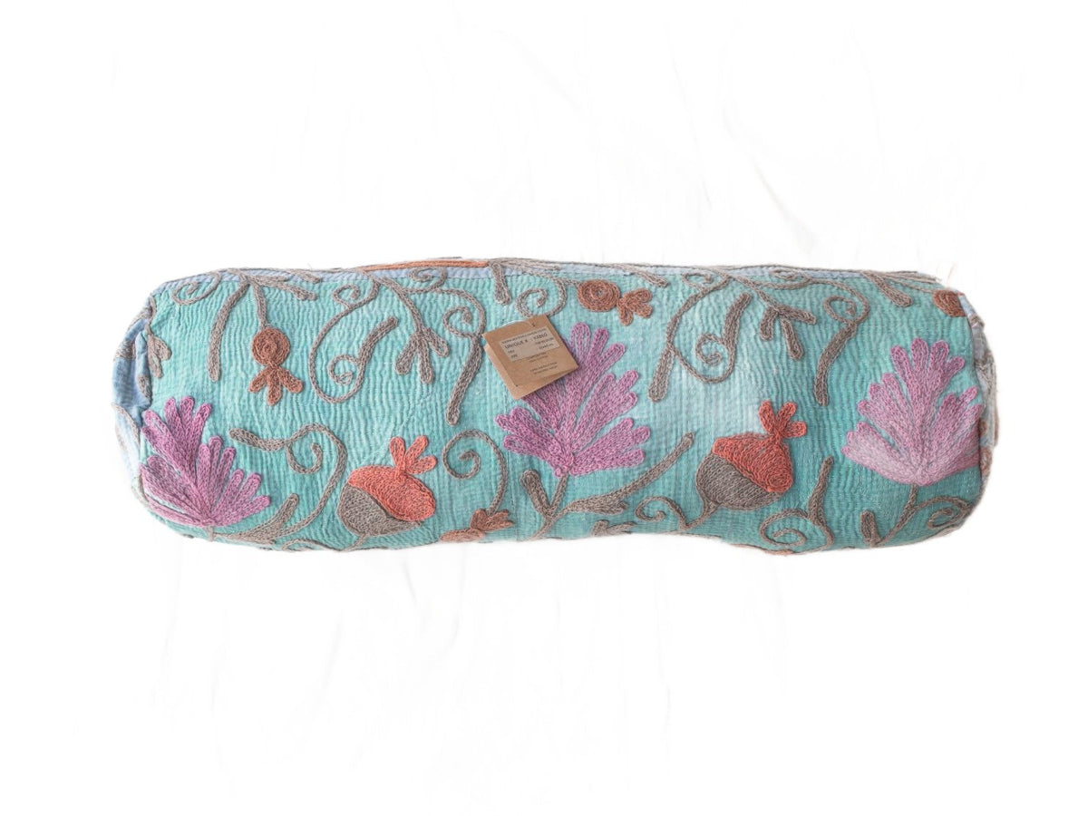 Suzani Bolster Cover Ø20x60